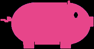 Eine Schweinchengrafik mit der Aufschrift „Bitte registrieren“.